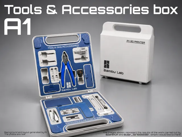 Tools and Accessories box for A1