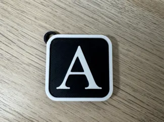 Schlüsselanhänger Buchstabe A Keychain Letter A
