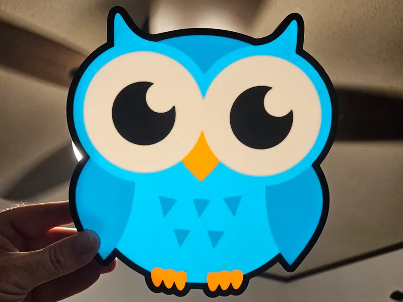 Owl Light Box