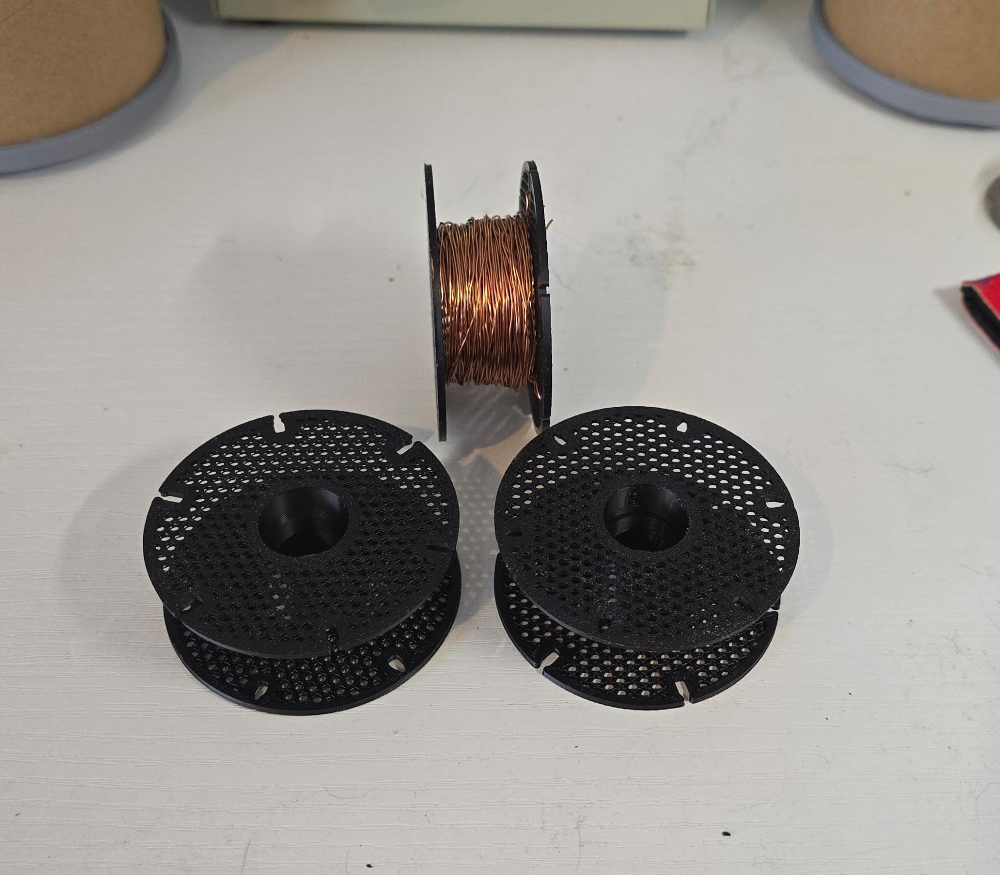 Miniatura 3 do modelo 3D 电子线线盘 AWG Wire Spool 