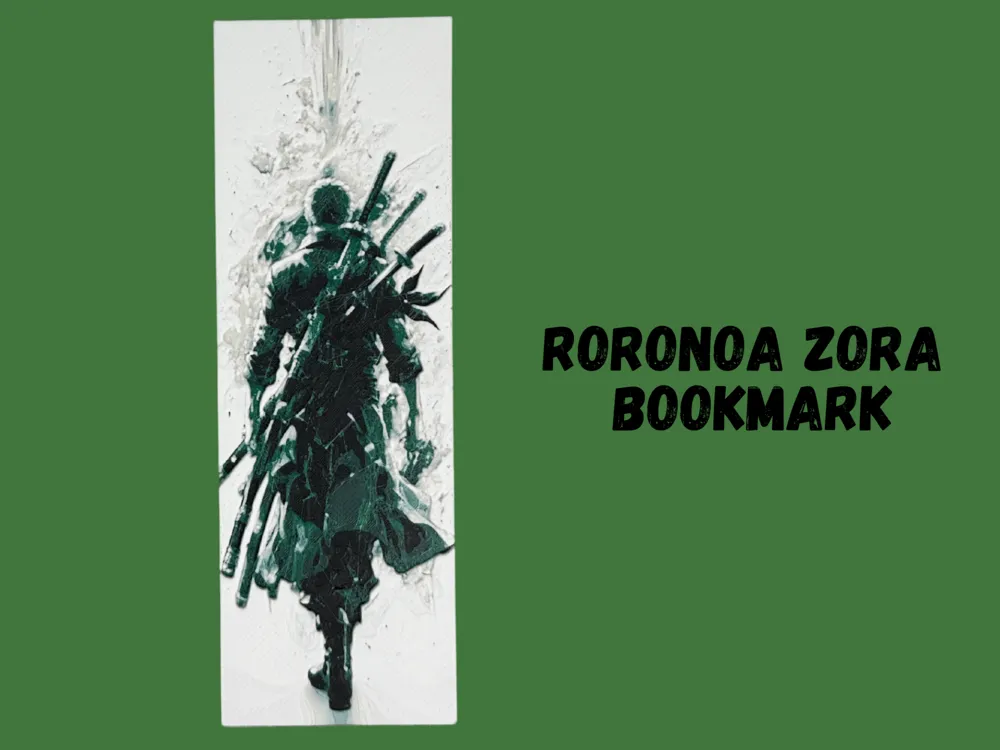 Roronoa Zoro - One Piece Bookmark