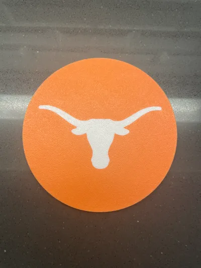Ut Coaster UT Longhorns Coaster by Colby’s Creations - MakerWorld
