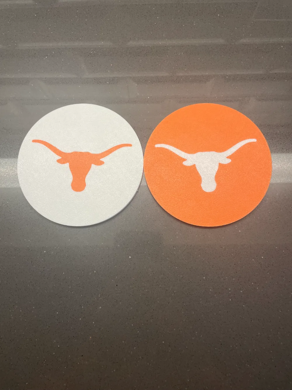 Ut Coaster UT Longhorns Coaster - Free 3D Print Model - MakerWorld