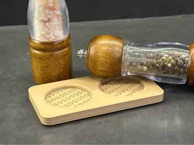 Peper and Salt Mill Tray 