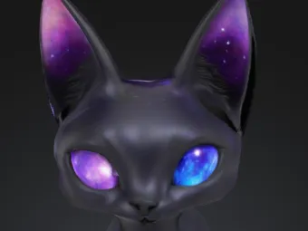 Nyx, the Moonshadow Cat