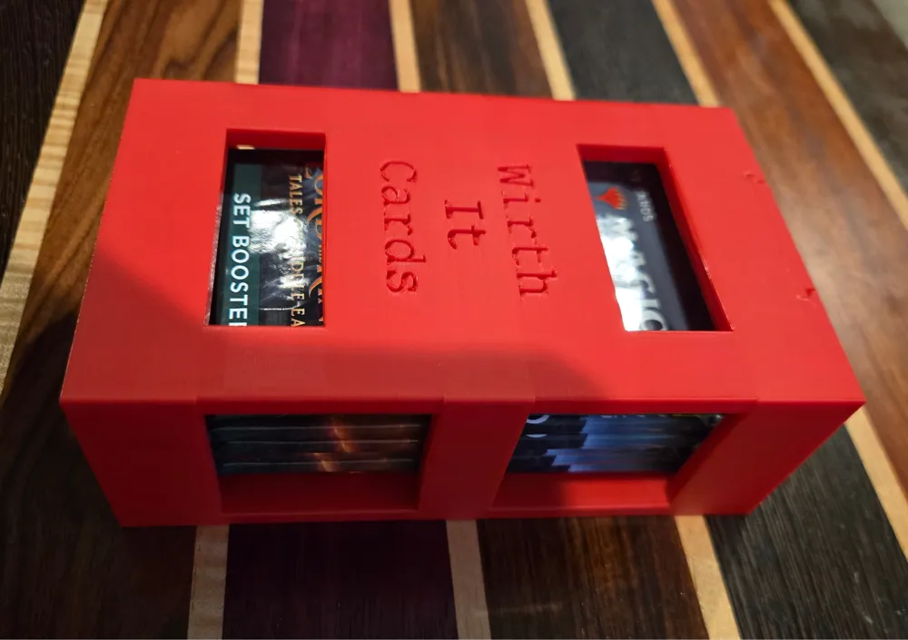 Booster Pack Storage Box (Holds 6 Packs) - Free 3D Print Model - MakerWorld