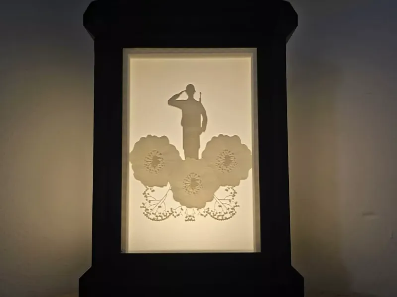 Lithophane Lantern (LED light kit)