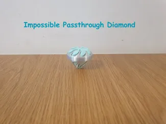 Impossible Passthrough Diamond Fidget