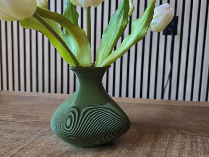 modern vase oval minimalisitc