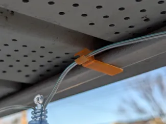 Under Awning Xmas Light Clip