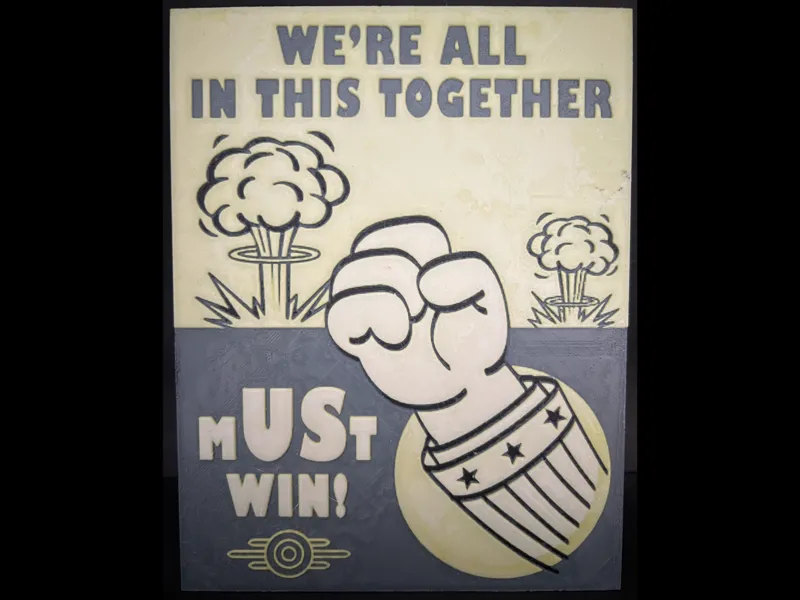 Fallout - mUSt Win! - Vault Poster