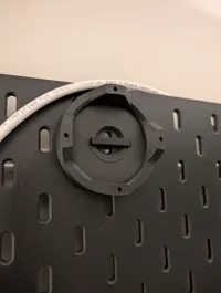 Mount and components on 2 plates