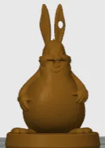 big chungus with keychain hole 