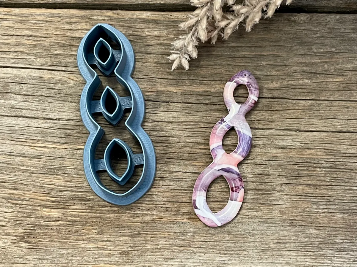 Emporte-pièces boucles d'oreilles abstraites
