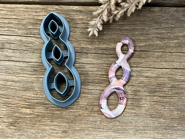 Emporte-pièces boucles d'oreilles abstraites