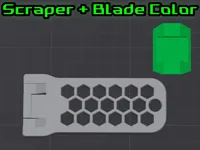 Scraper with AMS + 1 Blade - 2 Colors (X2D)