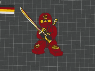 ninjago kai keychain