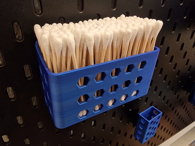 Q-Tip Box Mount - IKEA Skadis Universal Hook