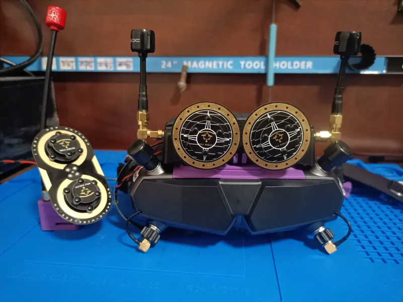 WalkSnail Goggles X 扩展 HDZERO、模拟接收机、风扇