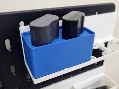 Gridfinity Bin for Nikon Batteries (EN-EL15 a/b/c)