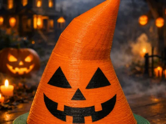 Halloween Witch + Pumpkin Hat (NEW)
