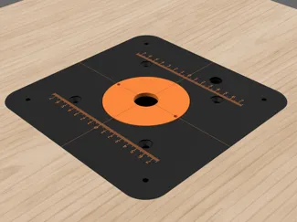 Triton router plate