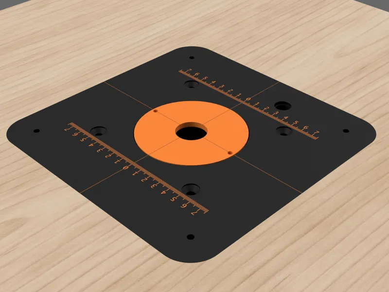 Triton router plate
