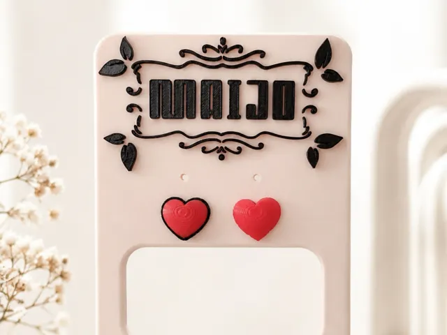 Pendientes de Corazon de pin