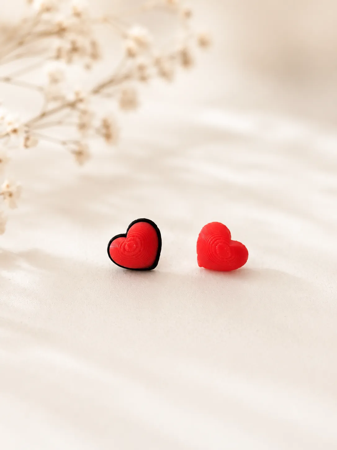 Pendientes de Corazon de pin view 4
