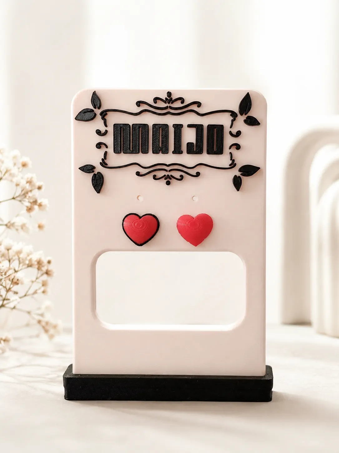 Pendientes de Corazon de pin view 2