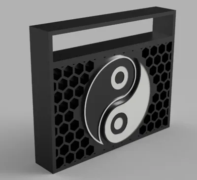 Monitor Stand Ying Yang Style
