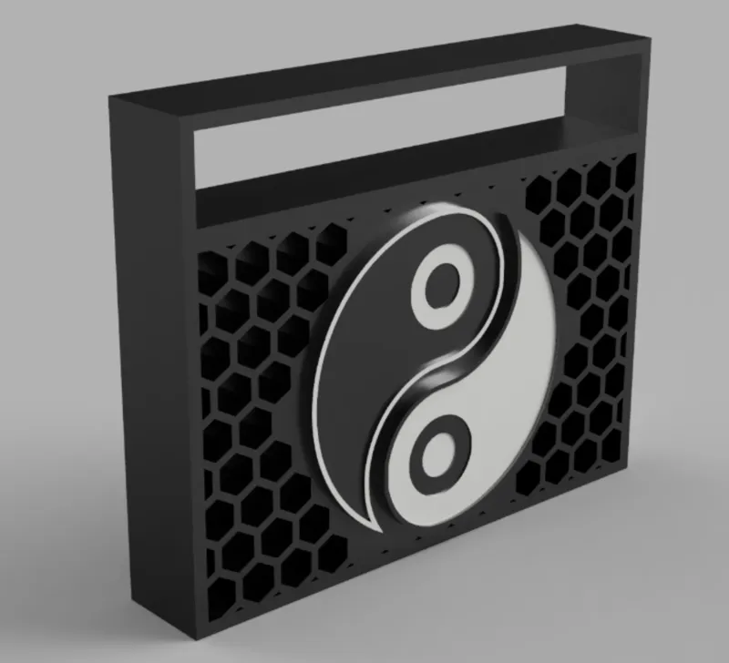 Monitor Stand Ying Yang Style