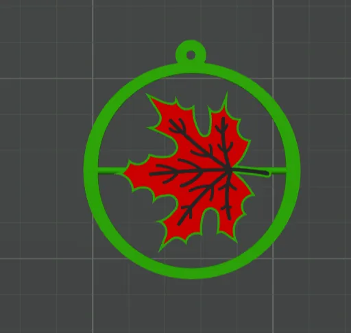 Maple Leaf Keychain