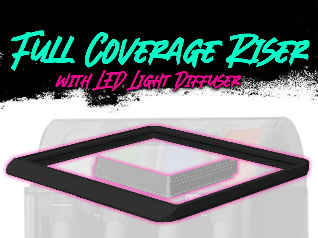 Full Coverage Riser with Diffused LEDs