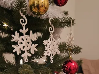 Modular Connectable Snowflakes for Christmas Decor