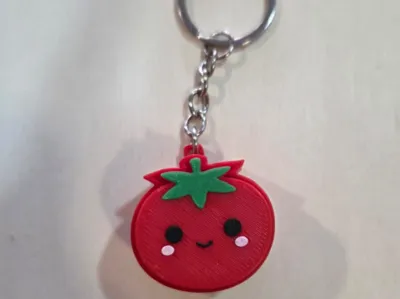 Cute tomato clicker fidget toy
