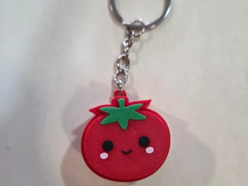 Cute tomato clicker fidget toy
