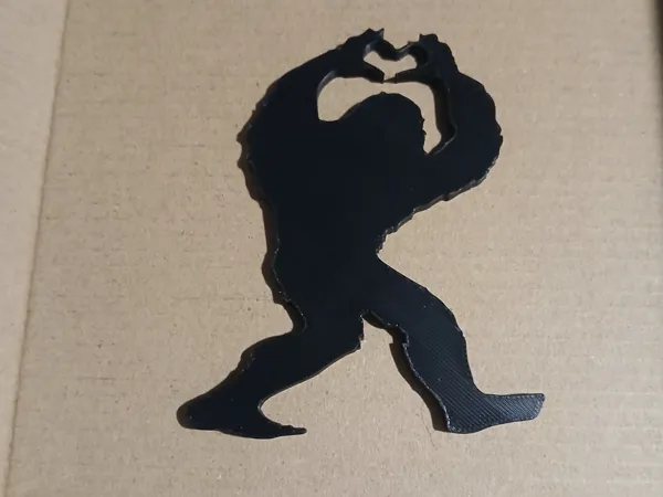 Ornement Bigfoot cœur