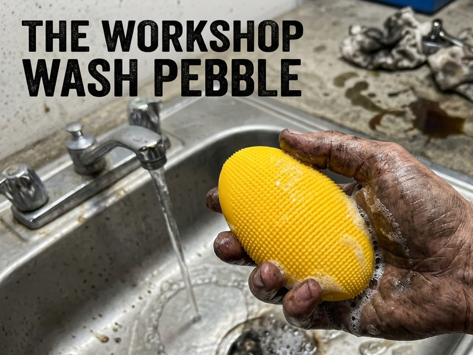 The Workshop Wash Pebble - Textured Soap Scrubber