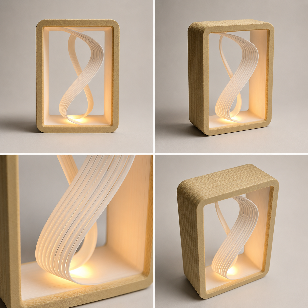 Miniatura 2 do modelo 3D Infinity Frame - Designer Lamp