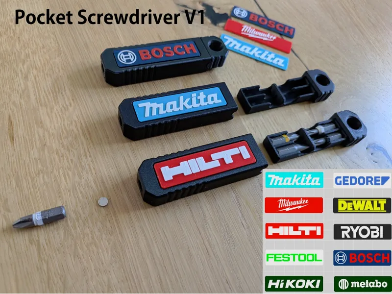 Pocket Screwdriver- multi manufacturer