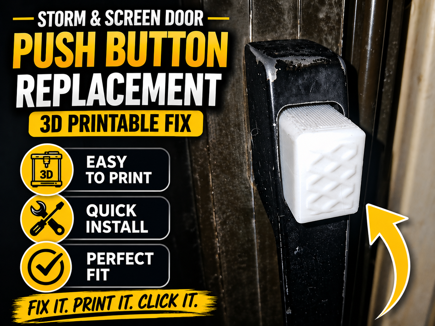 Storm Door Pushbutton Replacement