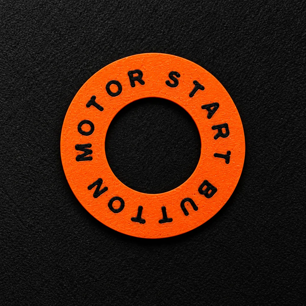 Switch Label Maker Customizable Button Label | Parametric Button Ring - Free 3D Print ...