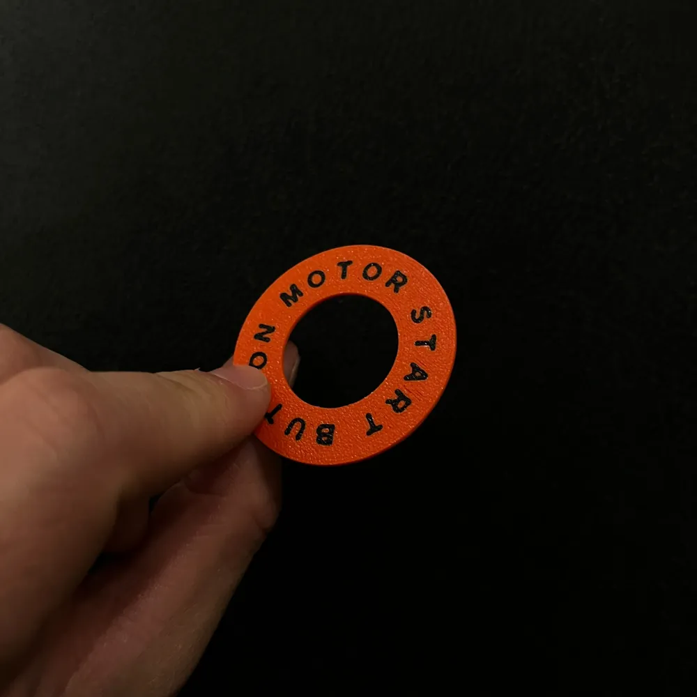Switch Label Maker Customizable Button Label | Parametric Button Ring - Free 3D Print ...