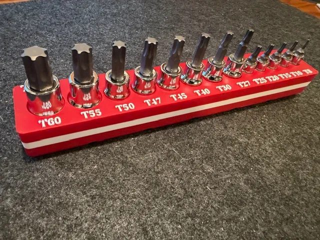 Craftsman 13 Peice Torx Set Rack w/Gridfinity Base