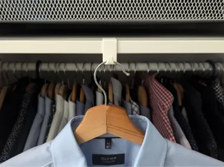 IKEA PAX holder/ hook for shirts without gluing