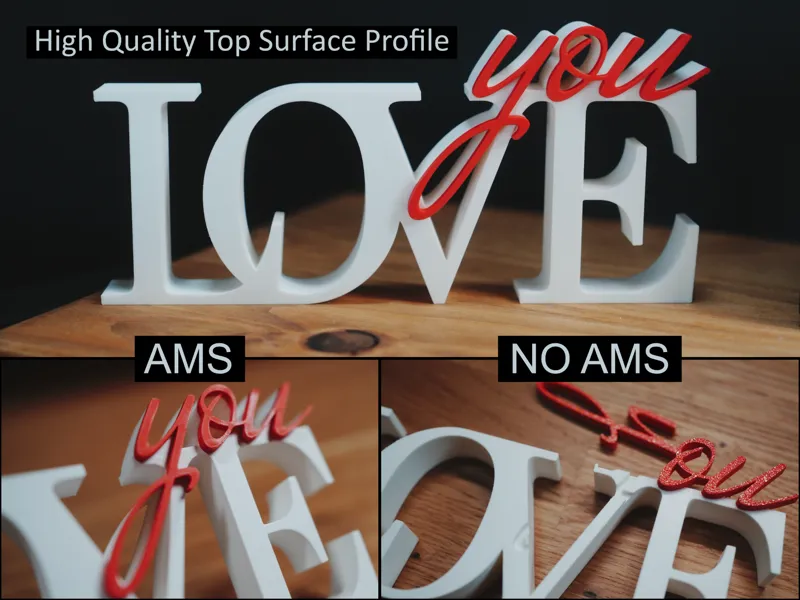 Love You – Decorative Sign (AMS & Non-AMS) 