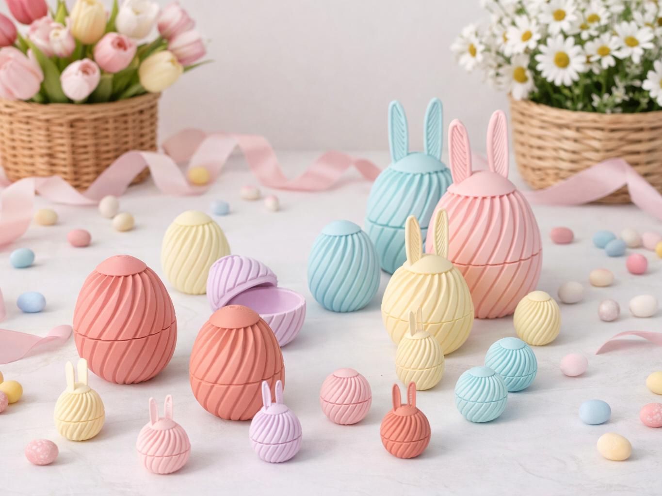 Easter Egg Easter Bunny Decor - Table Decoration
