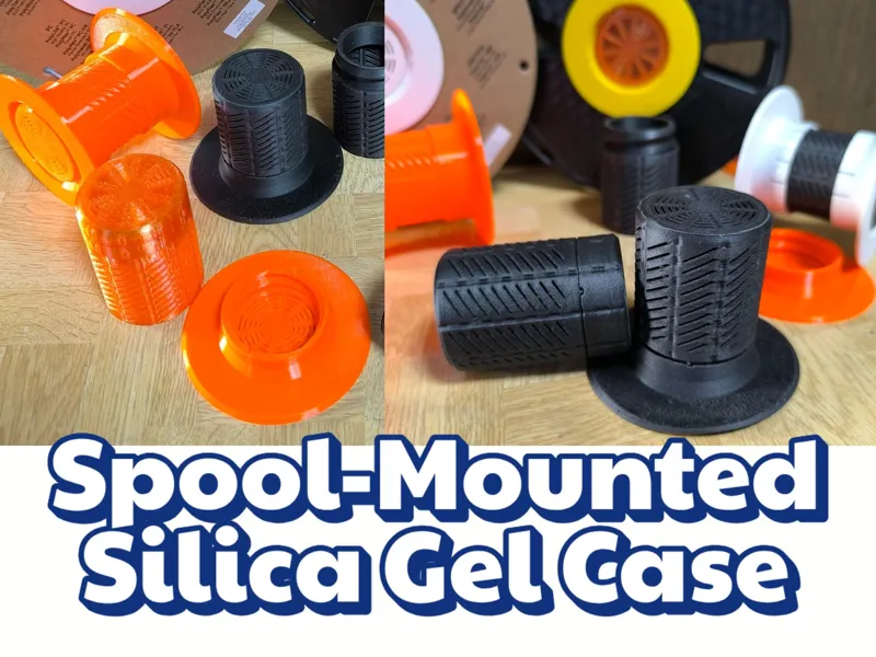 Spool-Mounted Silica Gel Case