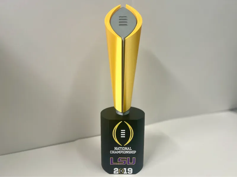 2019 LSU National Championship Trophy